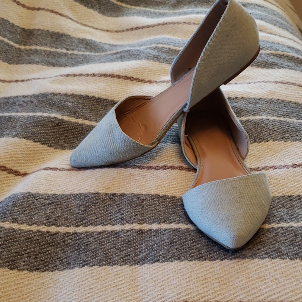 Lightwash Denim Flats